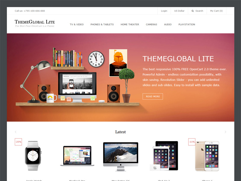 THEMEGLOBAL LITE - 100% FREE THEME